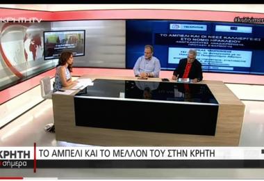 Νίκος Μπουνάκης Το αμπέλι και το μέλλον του στην Κρήτη