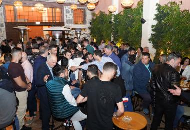 Νίκος Μπουνάκης Συνάντηση του υποψήφιου δημοτικού συμβούλου Νίκου Μπουνάκη με παράγοντες του Ηρακλειώτικου ποδοσφαίρου