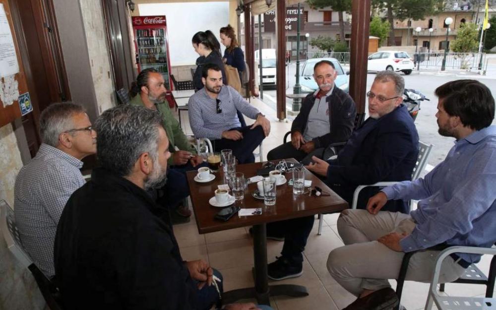 Νίκος Μπουνάκης Σε περιοχές της ενδοχώρας   του δήμου Ηρακλείου βρέθηκε ο υποψήφιος δημοτικός σύμβουλος με τη “Δύναμη Πολιτών” Νίκος Μπουνάκης.